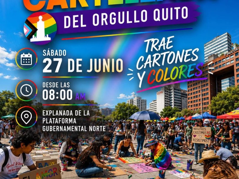 ¡A preparar las pancartas! La Plataforma Norte recibirá la fuerza y los colores del Orgullo Trans de Quito
